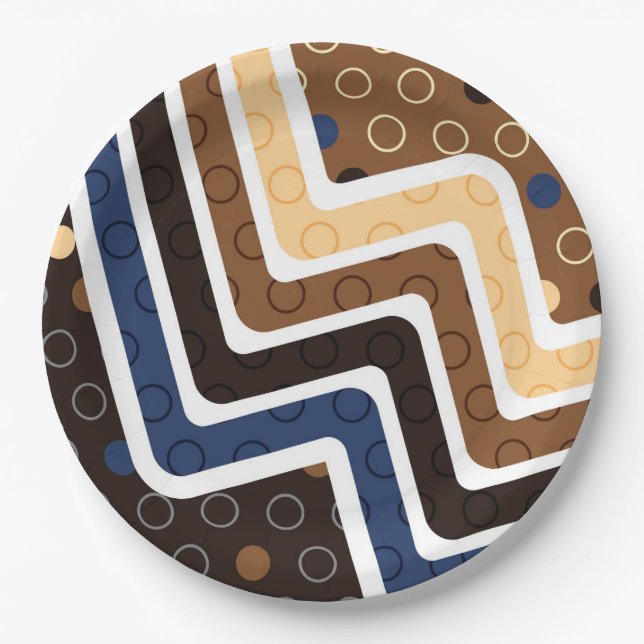 Plato De Papel Figuras geométricas 2 (Anverso)