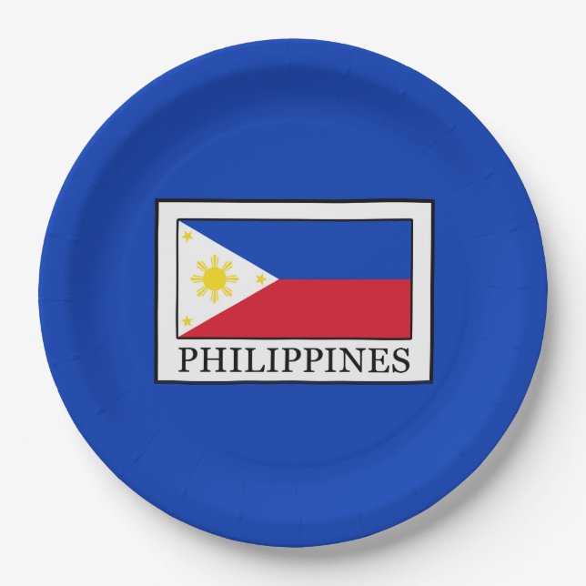 Plato De Papel Filipinas (Anverso)