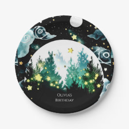 Plato De Papel Firefly Whimsy Woodland Cumpleaños
