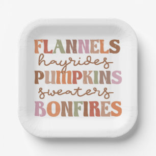 Plato De Papel Flandes Pumpkins Bonus