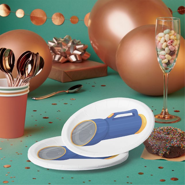 Plato De Papel Flashlight (Subido por el creador)