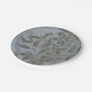 Plato De Papel Fleur de Bleu I