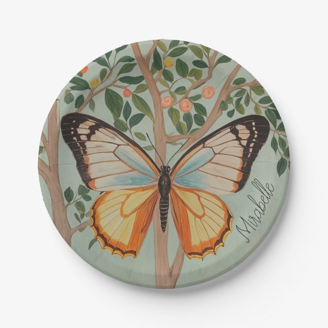 Plato De Papel Flexibilidad fluida Personalizada (Anverso)