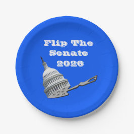 Plato De Papel Flip The Senate Vote Blue 2026