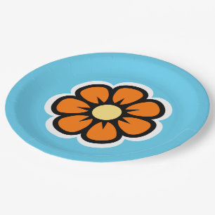 Plato De Papel Flor