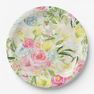 Plato De Papel Flor lunar