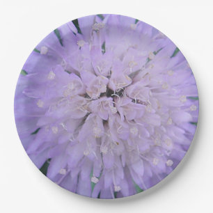 Plato De Papel Flor púrpura