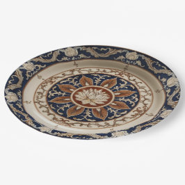 Plato De Papel Flor silvestre elegante Floral Victoriano Cerámica