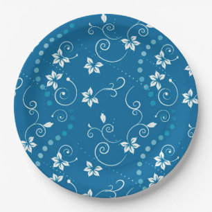 Plato De Papel Floral