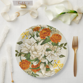 Plato De Papel Floral mexicana Cinco De Mayo Fiesta