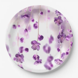 Plato De Papel Flores de cerezo