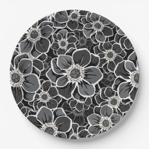 Plato De Papel Flores de Mandala 5