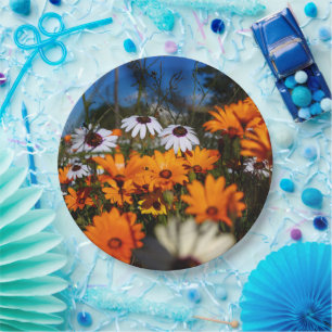 Plato De Papel Flores silvestres de Namaqualand