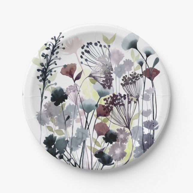 Plato De Papel Florets II (Anverso)