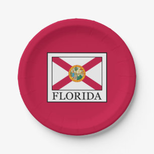 Plato De Papel Florida