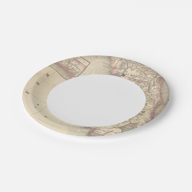 Plato De Papel Florida 10 (Angular)