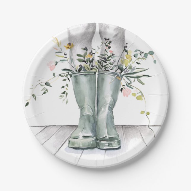 Plato De Papel Flujo y crecimiento II (Anverso)