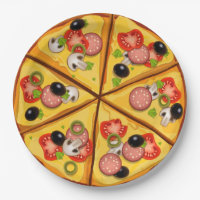 Fondo animado de la empanada de pizza