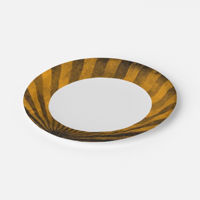 Plato De Papel Fondo de patrón retro (Angular)