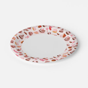 Plato De Papel Fondo dulce