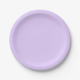 Plato De Papel Fondo Lilac plano