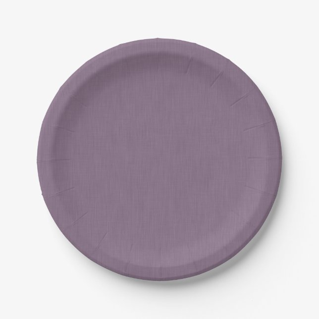 Plato De Papel Fondo morado texturizado calmado y simple (Anverso)