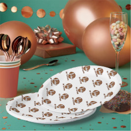 Plato De Papel Football second year down boy birthday 