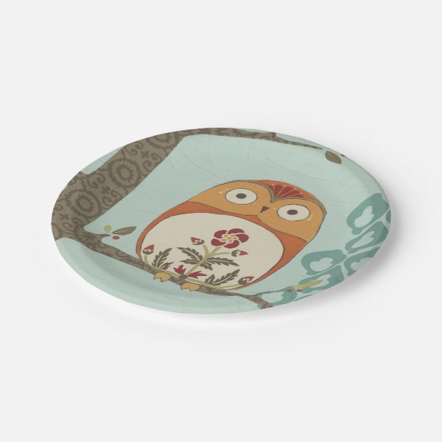 Plato De Papel Forest Whimsy II (Angular)