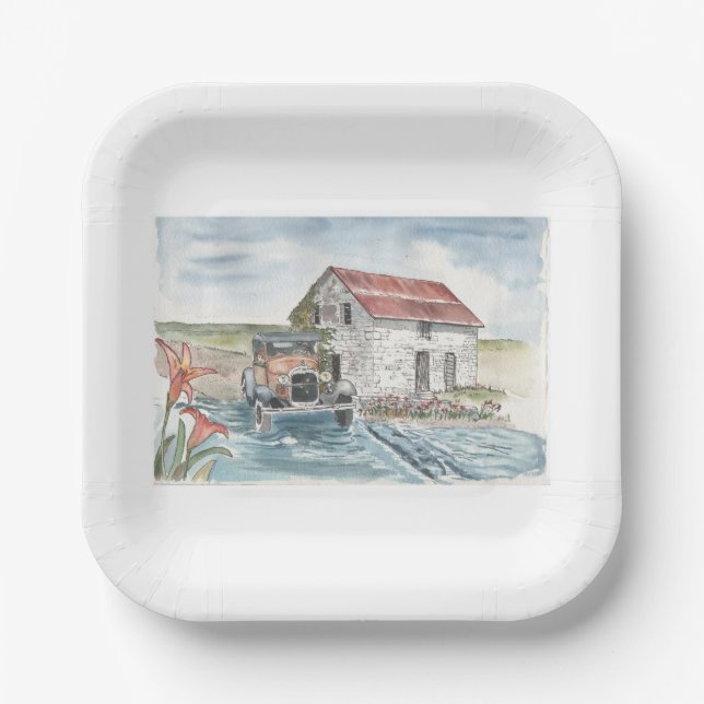 Plato De Papel Forjando Adelante (Anverso)