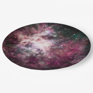 Plato De Papel Formación de nebulas en el espacio ultraterrestre
