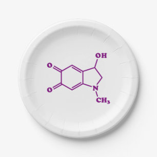 Plato De Papel Fórmula química molecular de Adrenocromo