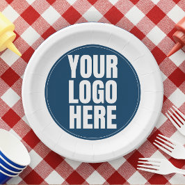 Plato De Papel Foto de la empresa Personalizado de logotipos de e