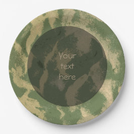 Plato De Papel Foto de la estructura de la playa de Sandy