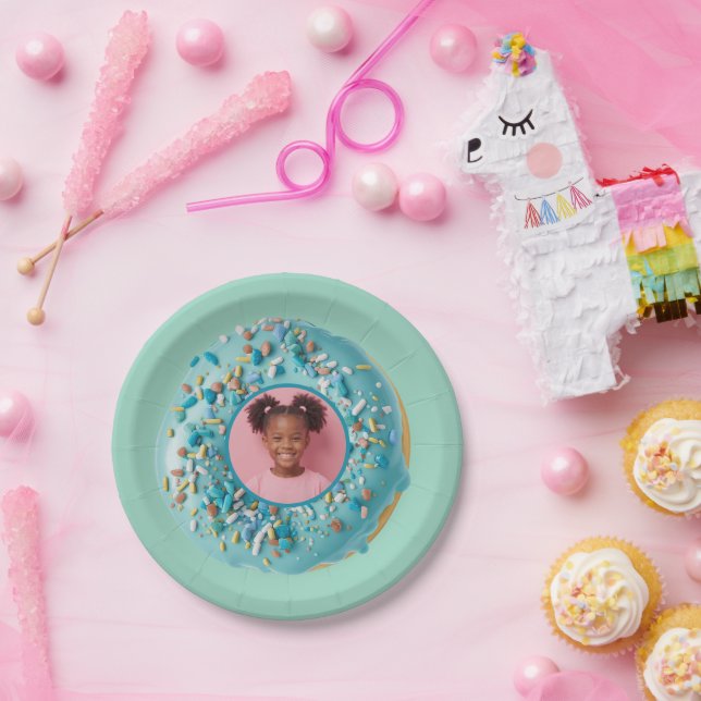 Plato De Papel Foto de personalizado: fiesta de cumpleaños de Don (Fiesta)