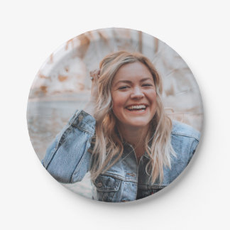 Plato De Papel Foto personalizada