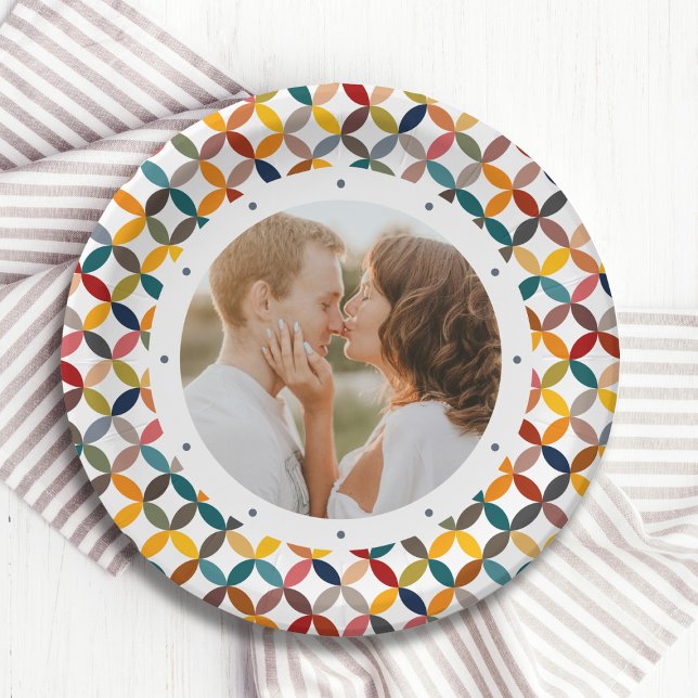 Plato De Papel Foto personalizada moderna colorida (Subido por el creador)