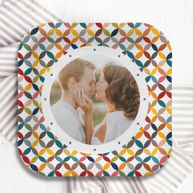 Plato De Papel Foto personalizada moderna colorida (Subido por el creador)
