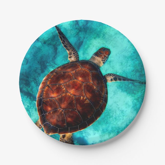 Plato De Papel Foto personalizado personalizada moderna (Anverso)