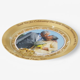 Plato De Papel Foto, planchas personalizadas de papel para el 50 