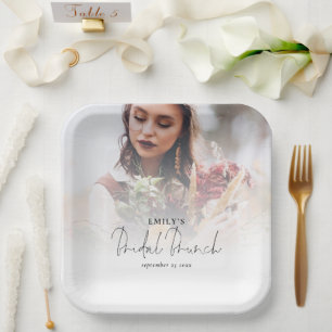 Plato De Papel Fotografía Superposición de las placas de papel Br
