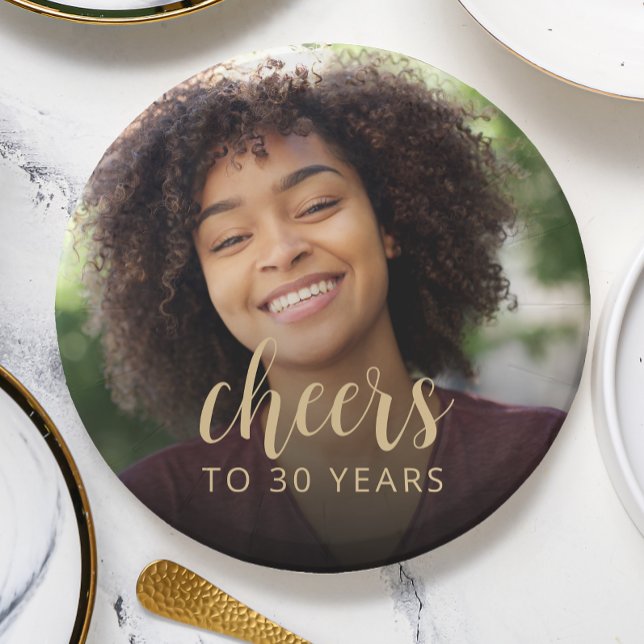 Plato De Papel Fotógrafo Fiesta de cumpleaños número 30 (Subido por el creador)