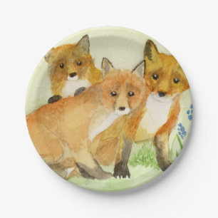 Plato De Papel Fox Kits