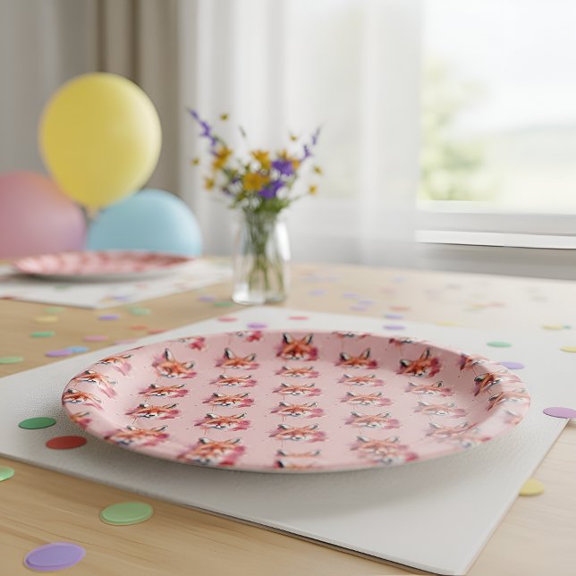 Plato De Papel Fox Paper Plates (Subido por el creador)
