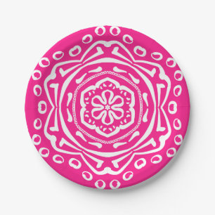 Plato De Papel Foxglove Mandala
