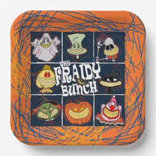 Plato De Papel Fraidy Bunch Fun Halloween