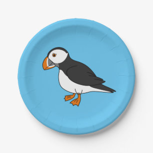 Plato De Papel Frailecillo lindo