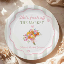 Fresca Recién Salida del Mercado Rosa Verde Bridal