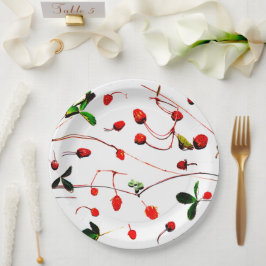 Plato De Papel Frescas frescas frescas y silvestres frescas