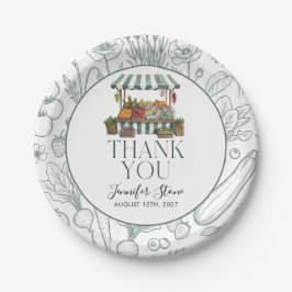 Plato De Papel Fresh Off The Market 