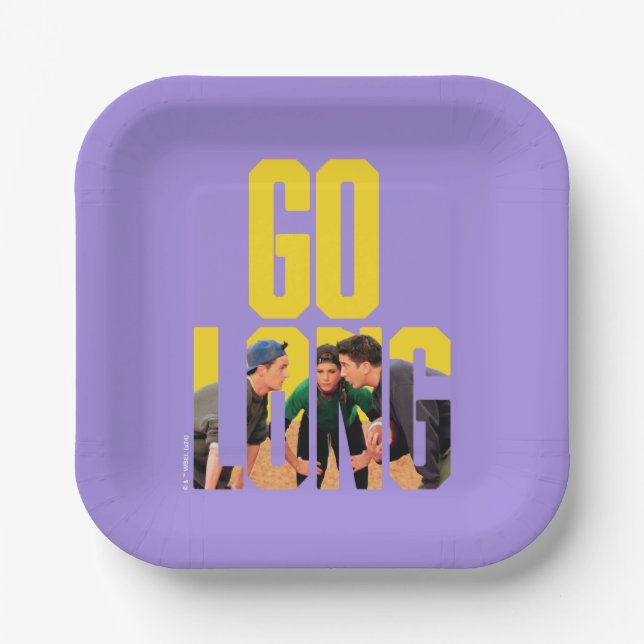Plato De Papel FRIENDS™ | Cita Go Long (Anverso)